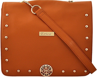 

Erica Fashion Women Evening/Party Orange PU Sling Bag