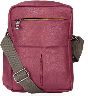 

BumBart collection Men & Women Casual Purple Leatherette Sling Bag