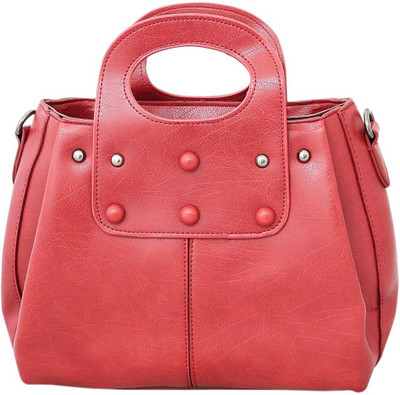 

High Valley Fashion Women Casual Red Genuine Leather Shoulder Bag