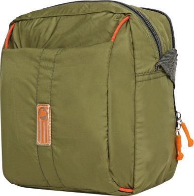 

EzeeLives Men Casual, Evening/Party Green Synthetic Fabric Messenger Bag