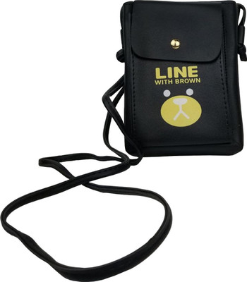 

Lelys Women Casual Black PU Sling Bag