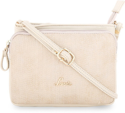 

Lavie Women Casual Beige Polyester Sling Bag