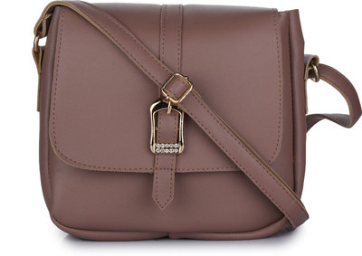

Craveforit Women Casual Grey PU Sling Bag