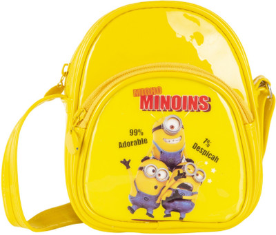 

Shopigator Boys & Girls Casual Yellow Polyester Sling Bag