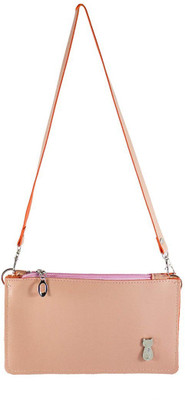 

High Valley Fashion Women Formal Beige Genuine Leather Sling Bag