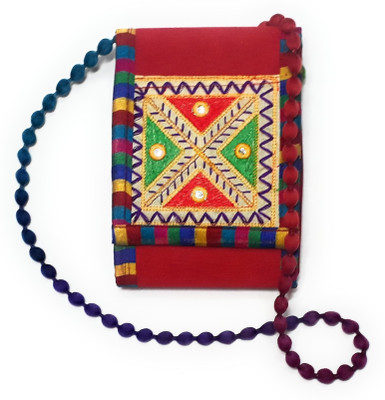 

Unique Fashion Women Evening/Party Multicolor Cotton Sling Bag