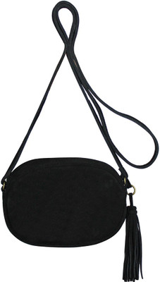 

London Rag Women Casual Black Synthetic Leather Sling Bag