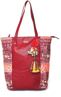 chumbak Women Maroon Tote