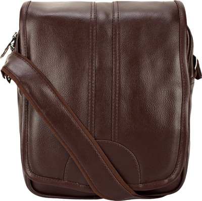 

BumBart collection Men & Women Casual Brown Leatherette Sling Bag