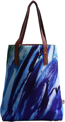 

Astara Women Casual Blue Canvas Tote