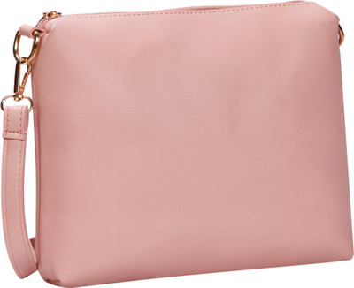 

Bagkok Women Casual Pink PU Sling Bag