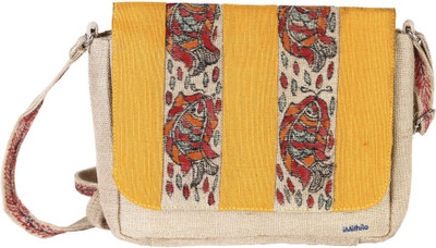 

iMithila Women Evening/Party, Casual Multicolor Jute, Cotton Sling Bag