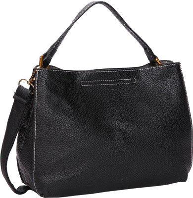 Bagkok Women Casual Black PU Sling Bag