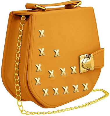 

BUY FOR CHANGE LLP Women Casual, Formal Yellow PU Sling Bag