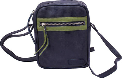 

MAYRAKI Men Casual, Formal Green, Blue Genuine Leather Sling Bag, Blue;green