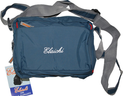 

Elaichi Men Casual Blue Nylon Sling Bag