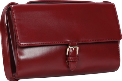 

Bagkok Women Casual Maroon PU Sling Bag
