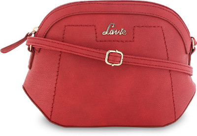 

Lavie Women Casual Red Polyester Sling Bag