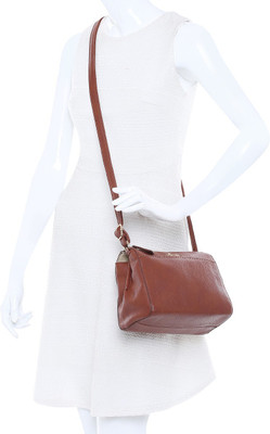 

Lavie Women Casual Brown Polyester Sling Bag