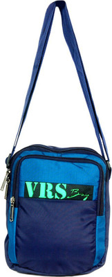 

VRS Men Casual Blue Polyester Sling Bag