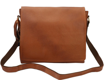 

U Carry Me Women Casual, Formal Brown Genuine Leather Sling Bag