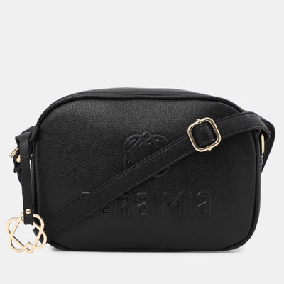 CARA MIA Women Casual Black PU Sling Bag
