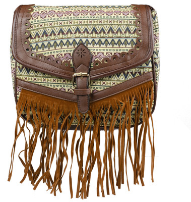 

Skylarker Women Casual Multicolor Canvas Sling Bag