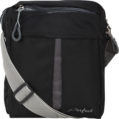 

BumBart collection Men & Women Casual Black, Grey Polyester Sling Bag