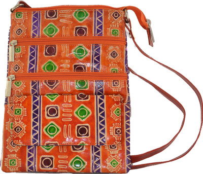 

PalashSHG Women Casual, Evening/Party Multicolor Genuine Leather Sling Bag