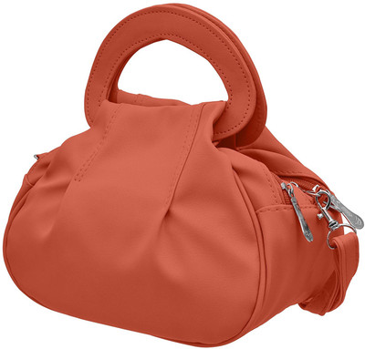 

Sk Noor Women Casual Orange PU Sling Bag