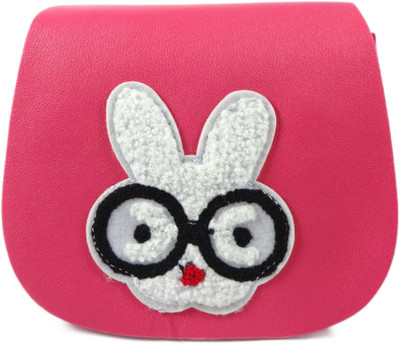 

SB Women Casual Pink Synthetic Leather Sling Bag