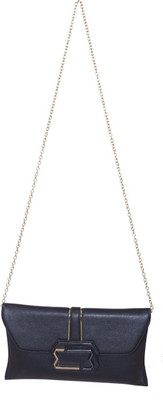 

gahana online Women Casual, Evening/Party Black PU Sling Bag