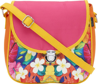 

Haqeeba Women Casual Multicolor Canvas Sling Bag