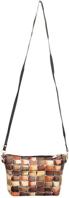 

High Valley Fashion Women Casual Multicolor Genuine Leather Sling Bag