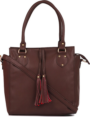 

AFRE Women Casual, Formal, Evening/Party Brown PU Shoulder Bag