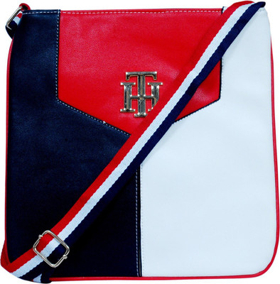 

VKEnterprisesServices Women Evening/Party, Casual Multicolor PU, Cotton Sling Bag