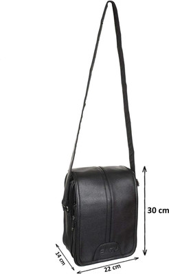 

Easy Men & Women Casual, Formal Black Leatherette Sling Bag