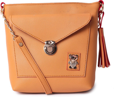 

Element cart Women Evening/Party, Casual, Formal Tan PU Sling Bag