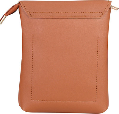 

Aadhunik Libaas Women Formal Tan PU Sling Bag