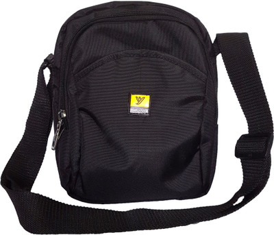 

Young Men Formal Black Polyester Sling Bag