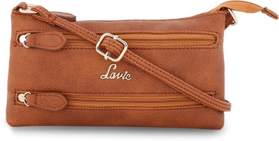 

Lavie Women Casual Brown Polyester Sling Bag