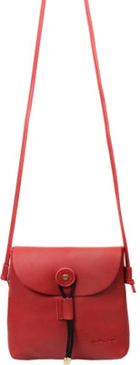 

Gifts Bring Smiles Women Casual, Evening/Party Red Leatherette Sling Bag