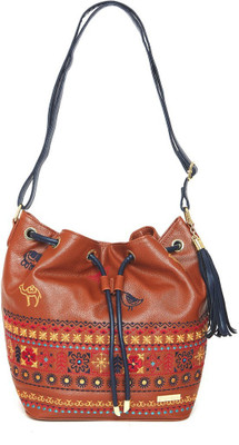

Chumbak Women Casual Tan PU Sling Bag
