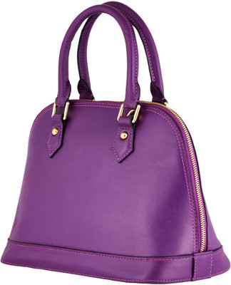 

Soft kiss Women Evening/Party Purple Genuine Leather Hand-held Bag
