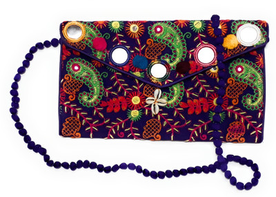 

Unique Fashion Women Evening/Party, Casual Multicolor Velvet Sling Bag