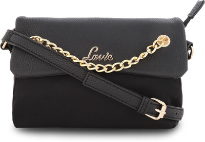 

Lavie Women Casual Black Polyester Sling Bag