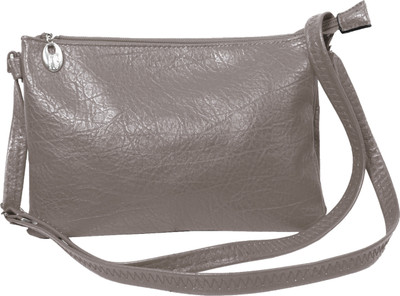 

Gifts Bring Smiles Women Casual Grey PU Sling Bag