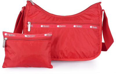 

LeSportsac Women Casual Red Nylon Sling Bag
