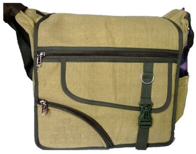 

Jai Ambey Store Men & Women Evening/Party, Casual Green Denim Sling Bag