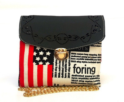 

Fashion Knockout Women Casual, Evening/Party Multicolor Leatherette Sling Bag